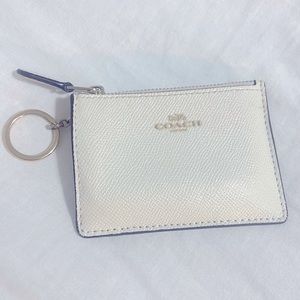 Coach Zip Cardholder in Chalk